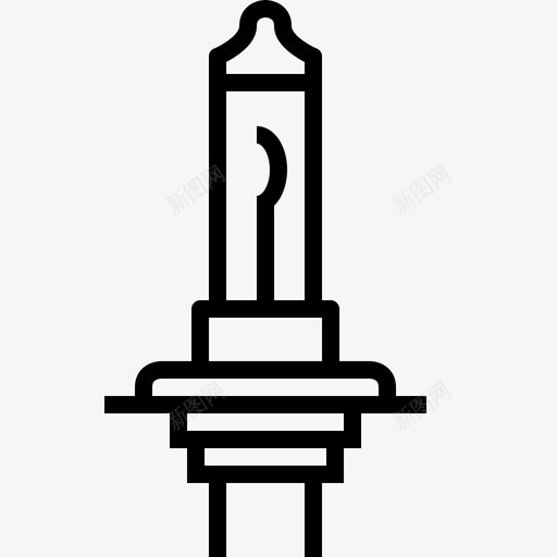 h7汽车灯泡前大灯汽车零件图标svg_新图网 https://ixintu.com h7汽车灯泡 前大灯 汽车零件