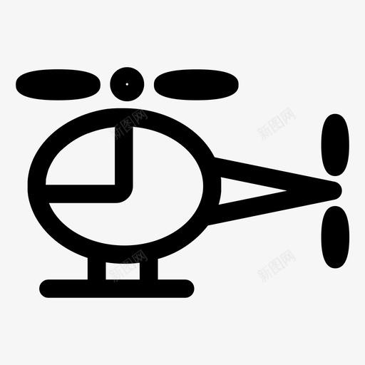 直升机婴儿玩具儿童图标svg_新图网 https://ixintu.com 儿童 儿童玩具 婴儿玩具 玩具 直升机