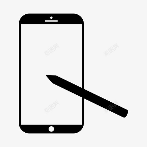 手机便笺智能手机图标svg_新图网 https://ixintu.com pc图标 三星 便笺 手机 智能手机