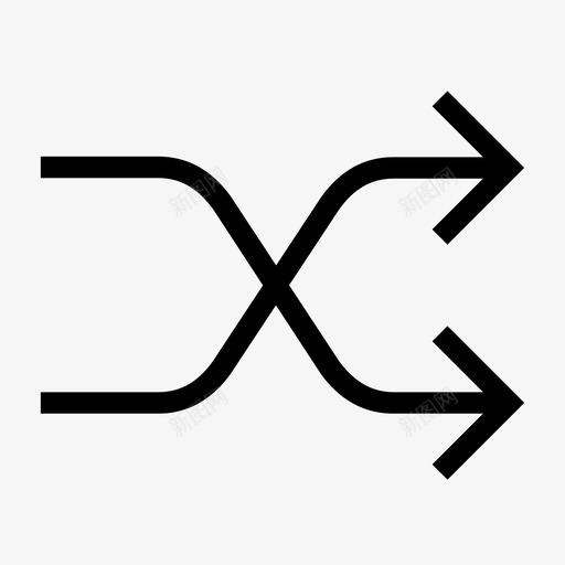 随机播放箭头混合图标svg_新图网 https://ixintu.com fathinvariant 混合 箭头 随机 随机播放