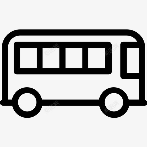 长途汽车公共汽车旅游巴士图标svg_新图网 https://ixintu.com 交通工具 公共汽车 旅游巴士 车辆 运输线路图标 长途汽车
