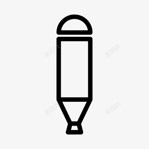 荧光笔彩色绘图图标svg_新图网 https://ixintu.com 书写 办公室 彩色 绘图 荧光笔 记号笔