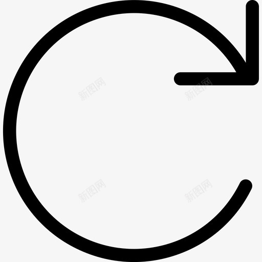 刷新箭头重新加载图标svg_新图网 https://ixintu.com 刷新 办公室 同步 更新 箭头 重新加载