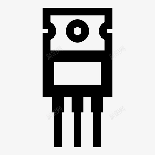 晶体管电子元件npn图标svg_新图网 https://ixintu.com npn pnp 技术 晶体管 有用的图标电子设备 电子元件
