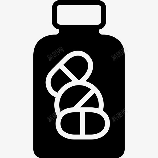 药品包装医药药品图标svg_新图网 https://ixintu.com 医药 美味的医药字形 药丸 药品 药品包装
