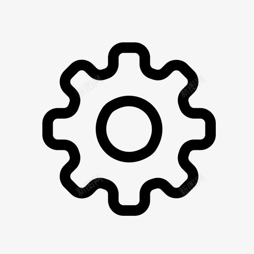 设置调整cog图标svg_新图网 https://ixintu.com cog 控制 设置 调整 销售点应用程序图标