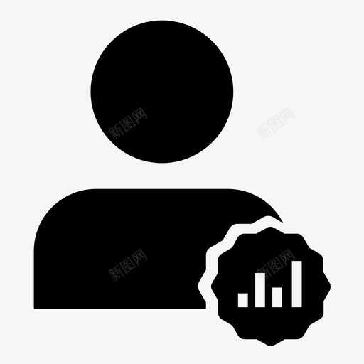 条形图业务增长数据图图标svg_新图网 https://ixintu.com 业务增长 企业家 信息图 数据图 条形图 用户集合3