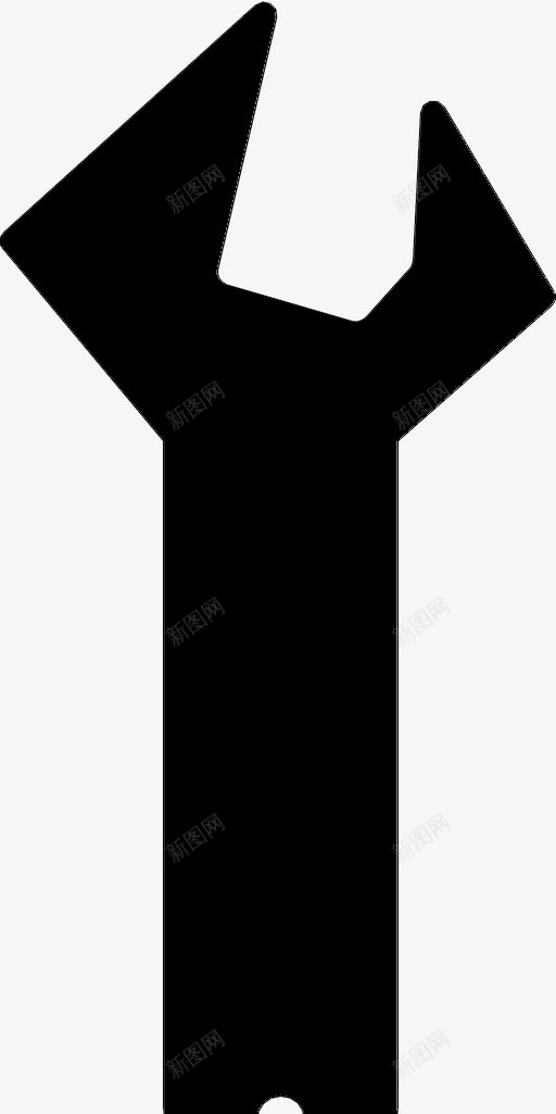 扳手结构固定图标svg_新图网 https://ixintu.com 固定 工具 扳手 结构