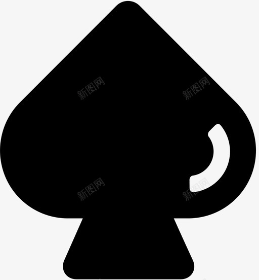 黑桃卡片赌场图标svg_新图网 https://ixintu.com 充满赌博 卡片 西装 赌博 赌场 长矛 黑桃