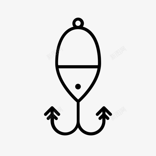 诱饵钓鱼钓鱼诱饵图标svg_新图网 https://ixintu.com 诱饵 钓鱼 钓鱼用品 钓鱼诱饵