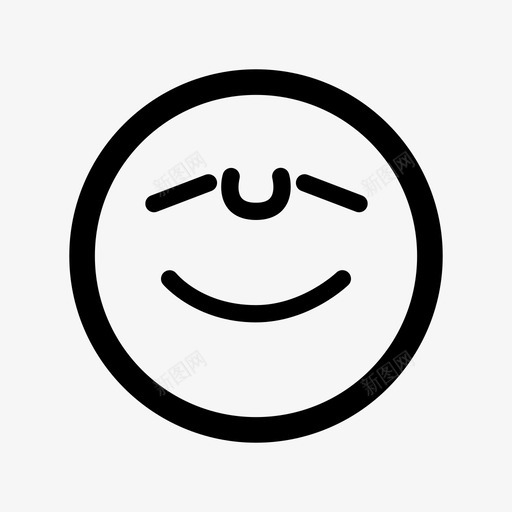 超内容脸开心高兴图标svg_新图网 https://ixintu.com 开心 笑脸 超内容脸 高兴