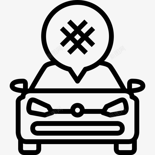 防冻剂汽车冷冻图标svg_新图网 https://ixintu.com 冷冻 大众 大众生活 汽车 防冻剂 雪花