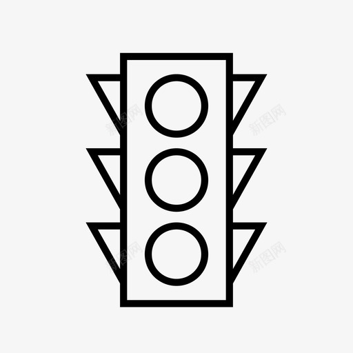 红绿灯汽车十字路口图标svg_新图网 https://ixintu.com 个人版本 信号灯 十字路口 汽车 红绿灯 街道