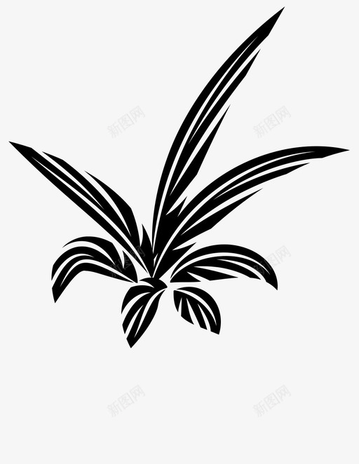 阔叶草花园叶子图标svg_新图网 https://ixintu.com 叶子 植物 花园 藤蔓 阔叶草