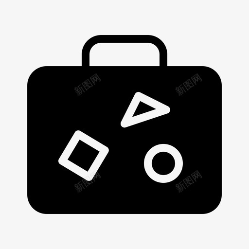 公文包假日旅行图标svg_新图网 https://ixintu.com 假日 公文包 旅游 旅行