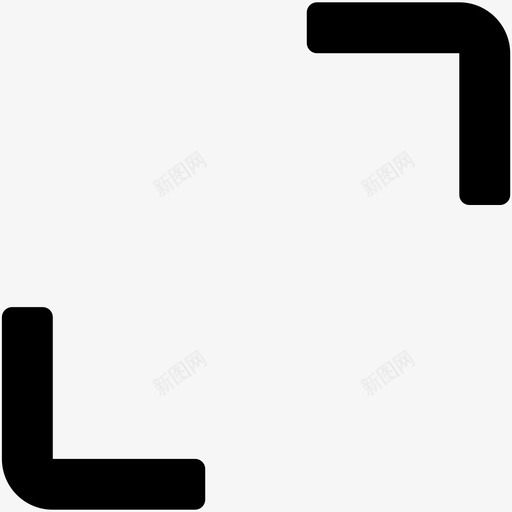 展开拖动放大图标svg_新图网 https://ixintu.com web和用户界面字体图标 合并 展开 扩散 拖动 放大