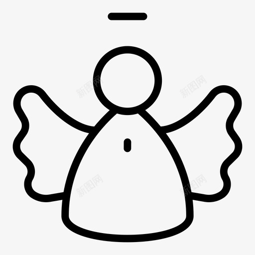 天使丘比特爱图标svg_新图网 https://ixintu.com 丘比特 圣人 天使 情人节 情人节提纲 爱