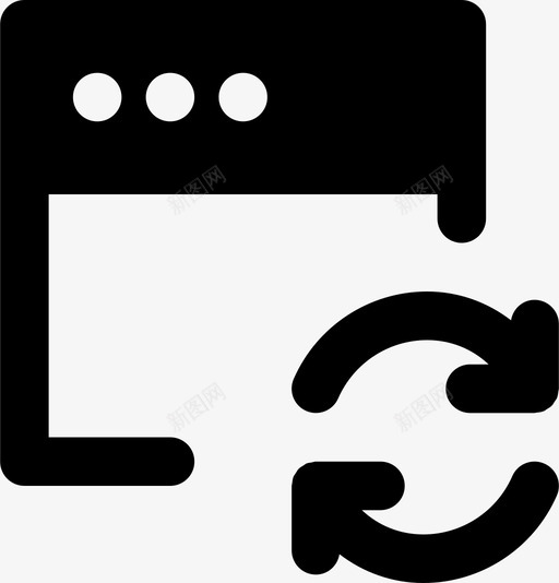 同步窗口通信交互图标svg_新图网 https://ixintu.com smashicons交互mdsolid 交互 同步窗口 界面 通信