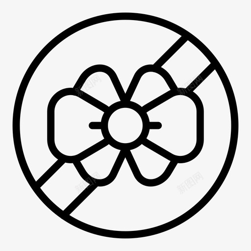 礼物蝴蝶结盒子图标svg_新图网 https://ixintu.com 巧克力 情人节提纲 爱情 盒子 礼物 蝴蝶结