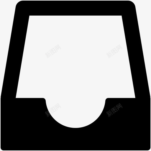 文件夹档案数据存储图标svg_新图网 https://ixintu.com web和用户界面字体图标 数据存储 文件夹 文件存储 文件架 档案
