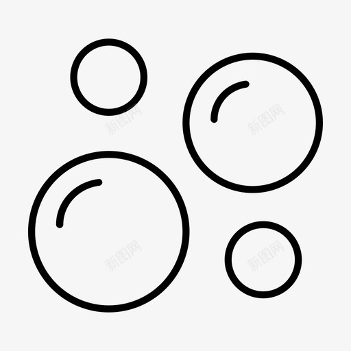 泡沫干净肥皂图标svg_新图网 https://ixintu.com 受欢迎 干净 泡沫 肥皂