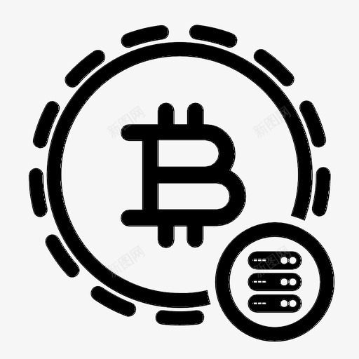 比特币数据数字货币电子货币图标svg_新图网 https://ixintu.com 数字货币 比特币数据 电子货币 统计