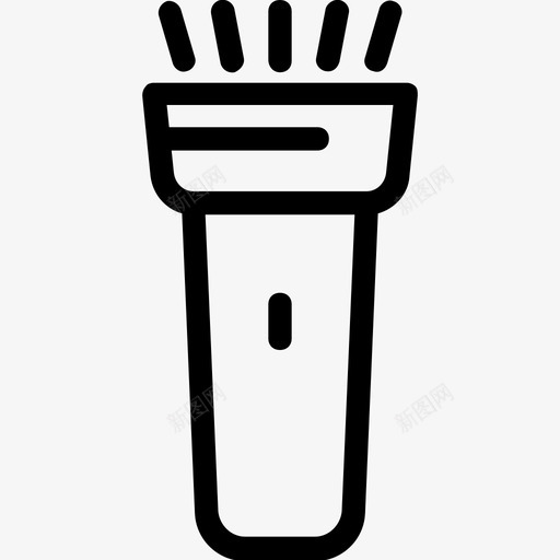 手电筒电灯电子图标svg_新图网 https://ixintu.com 手电筒 电子图标 电灯