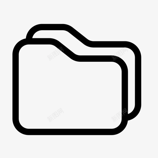 文件夹目录索引图标svg_新图网 https://ixintu.com 文件夹 滚动 目录 索引