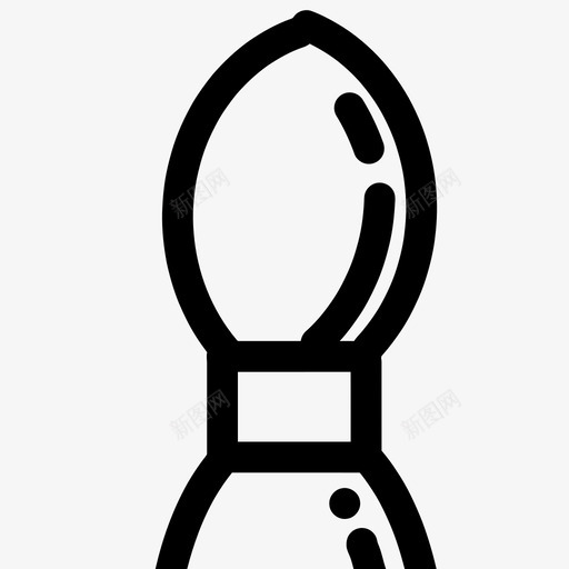 采购产品毛笔艺术画笔图标svg_新图网 https://ixintu.com 工具 画笔 绘画 艺术 采购产品毛笔 钢笔和画笔