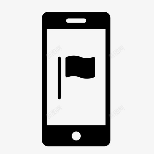 手机标志应用程序喜欢图标svg_新图网 https://ixintu.com 喜欢 应用程序 手机收藏夹 手机标志 标记