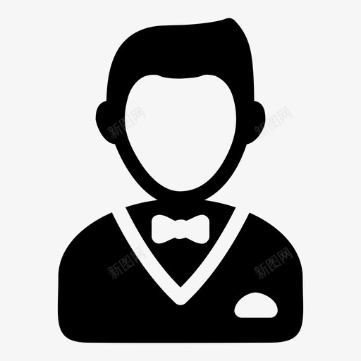 秘书联系人人员图标svg_新图网 https://ixintu.com 人员 用户 用户帐户 用户配置文件 秘书 联系人
