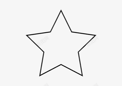 星星尖的五个头的图标svg_新图网 https://ixintu.com 五个头的 尖的 星星