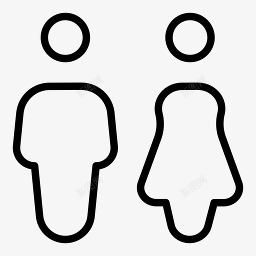 卫生间情侣间情人节提纲图标svg_新图网 https://ixintu.com 卫生间 情人节提纲 情侣间