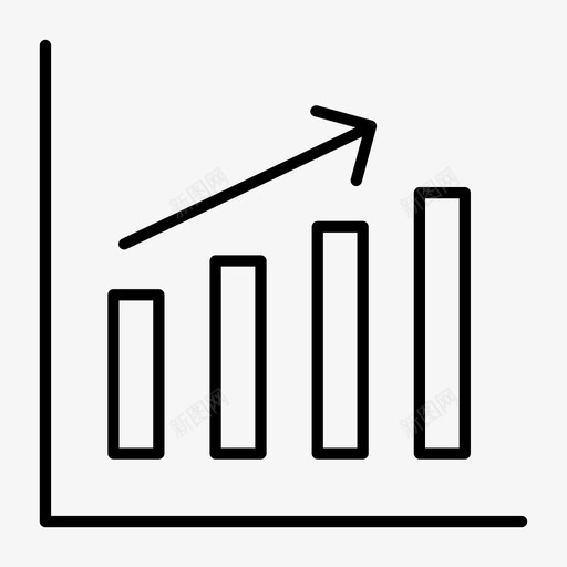 图表面积图条形图图标svg_新图网 https://ixintu.com 业务 图表 条形图 统计 面积图
