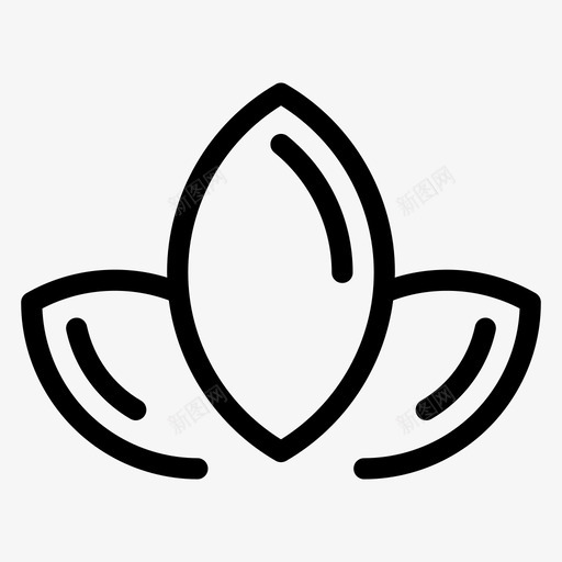 莲花护理生态图标svg_新图网 https://ixintu.com 护理 水疗 环境 生态 自然 自然和生态图标 莲花