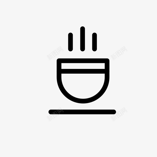 杯子咖啡热饮图标svg_新图网 https://ixintu.com 厨房 咖啡 杯子 热饮 茶
