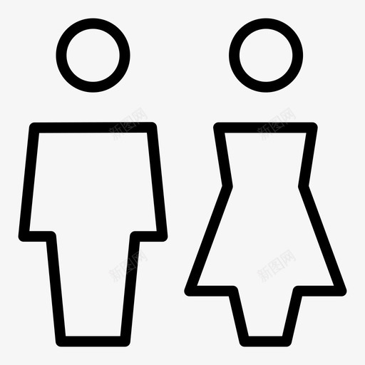 卫生间情侣间情人节提纲图标svg_新图网 https://ixintu.com 卫生间 情人节提纲 情侣间