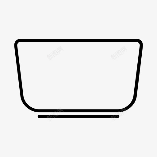 碗饭碗汤碗图标svg_新图网 https://ixintu.com 厨房工具 厨房碗 汤碗 瓷碗 碗 饭碗