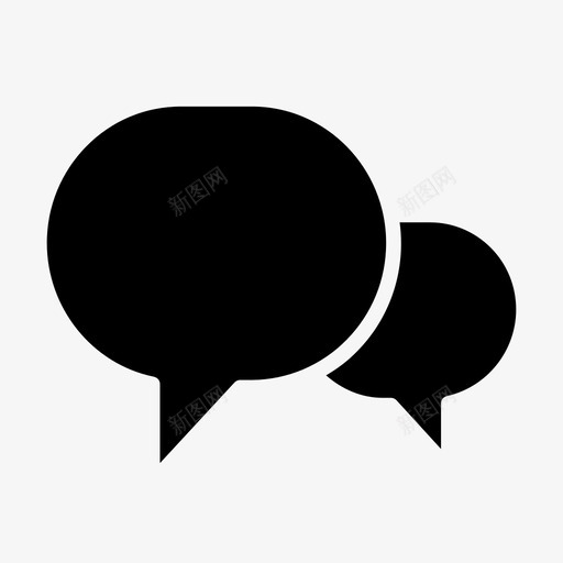 消息应用程序图标聊天消息svg_新图网 https://ixintu.com 消息 消息应用程序图标 移动 移动应用程序图标 聊天