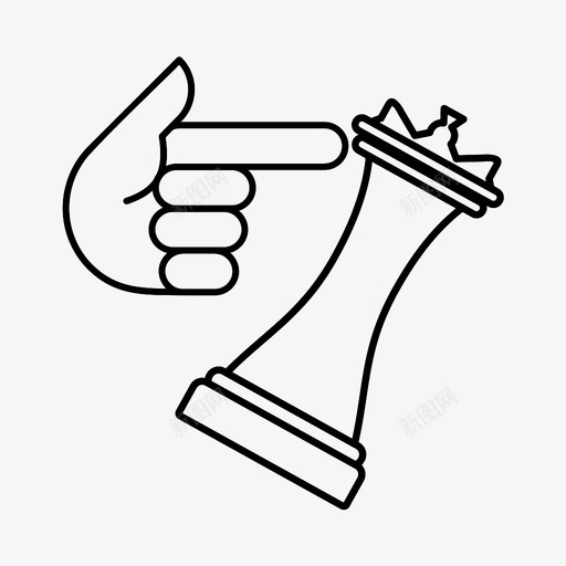 国际象棋对决结束游戏图标svg_新图网 https://ixintu.com 国际象棋对决 游戏 结束 象棋数字