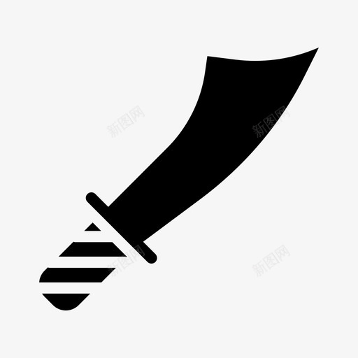 剑攻击海盗图标svg_新图网 https://ixintu.com 剑 攻击 海盗 航海和海洋雕文
