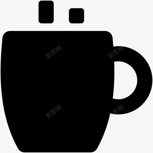 热茶咖啡杯热饮图标svg_新图网 https://ixintu.com 咖啡杯 热茶 热饮 网页和用户界面字体图标 茶杯