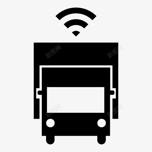 自动卡车无人驾驶卡车自动驾驶图标svg_新图网 https://ixintu.com 卡车wifi 无人驾驶卡车 自动卡车 自动卡车自驱动卡车连接卡车 自动驾驶