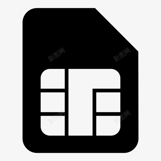 sim卡电话号码提供商图标svg_新图网 https://ixintu.com sd卡 sim卡 信号 存储 提供商 电话号码