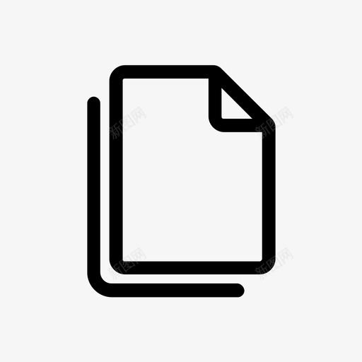 页数文件笔记图标svg_新图网 https://ixintu.com 报告 文件 笔记 页数