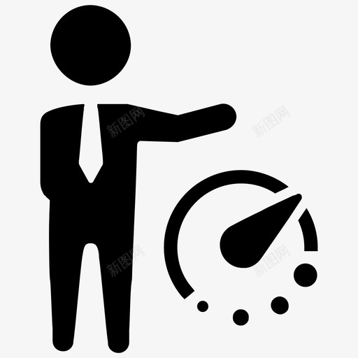 经理业务管理图标svg_新图网 https://ixintu.com 业务 业务计划管理 工作 时间 管理 经理