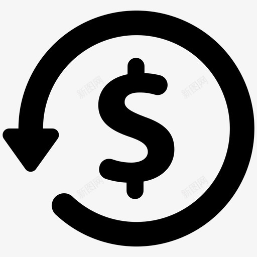 退款政策美元退款保证图标svg_新图网 https://ixintu.com 美元 财务美元第2卷 退款 退款保证 退款政策