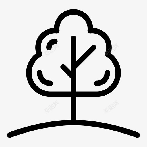 树地球生态图标svg_新图网 https://ixintu.com 地球 树 环境 生态 自然 自然和生态图标
