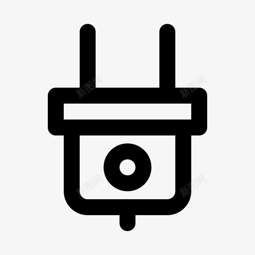 电源插头消费电子产品设备图标svg_新图网 https://ixintu.com 消费电子产品 电子设备 电源插头 硬件 设备