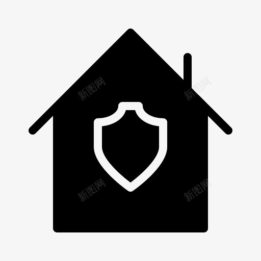 房子被保护保证保险图标svg_新图网 https://ixintu.com 保护 保证 保险 房子被保护 承诺